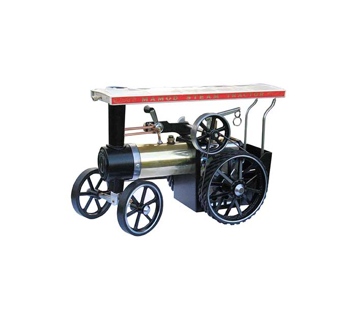 Brass Traction Engine with rubber tires