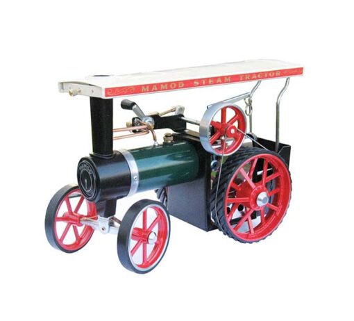 green-traction-engine-with-rubber-tires - Mamod