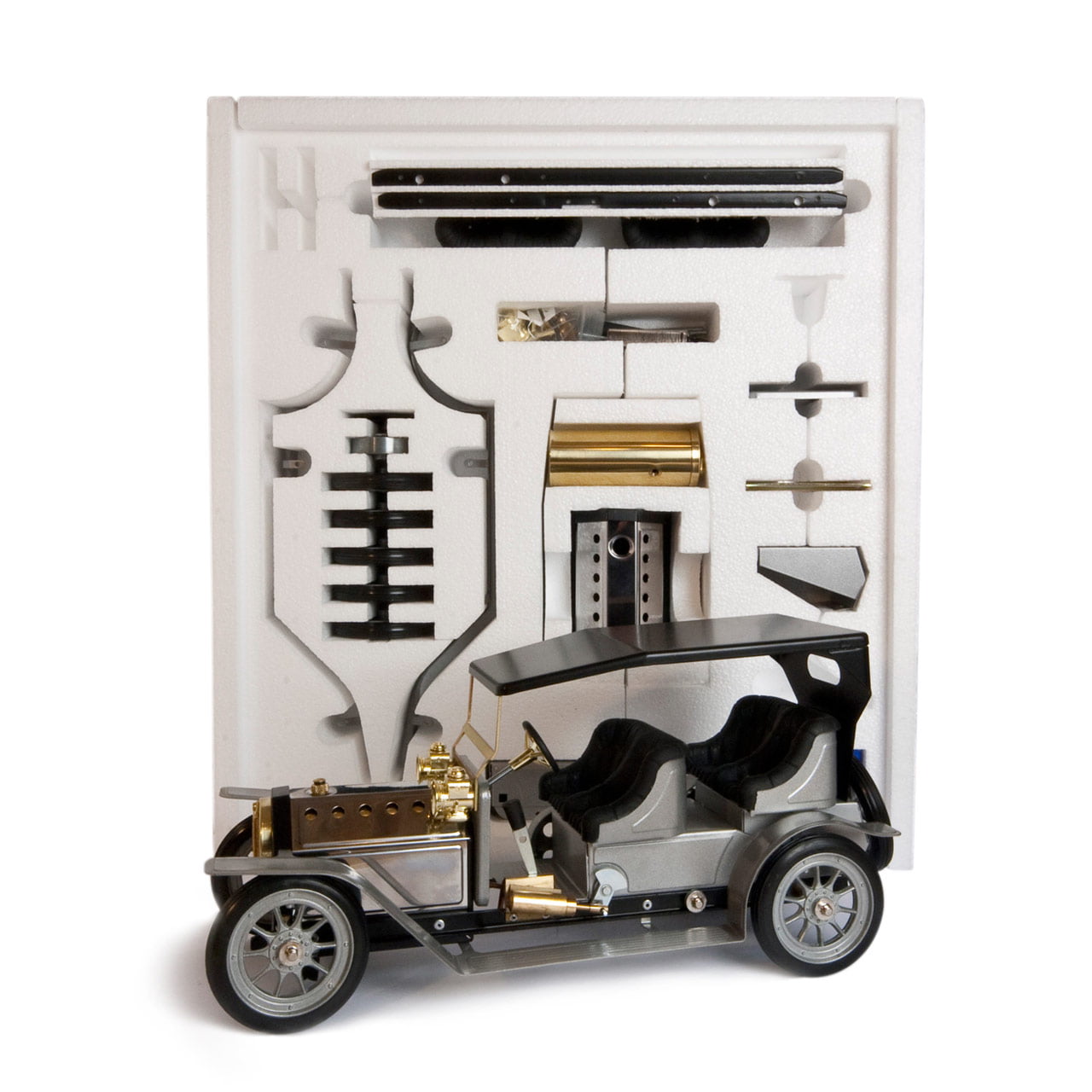 Mamod Live Steam Engines - Mamod Four Seater Limousine Kit Silver